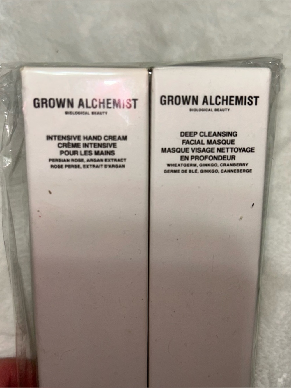 Grown Alchemist Skincare Duo - White & Pale Pink Packaging